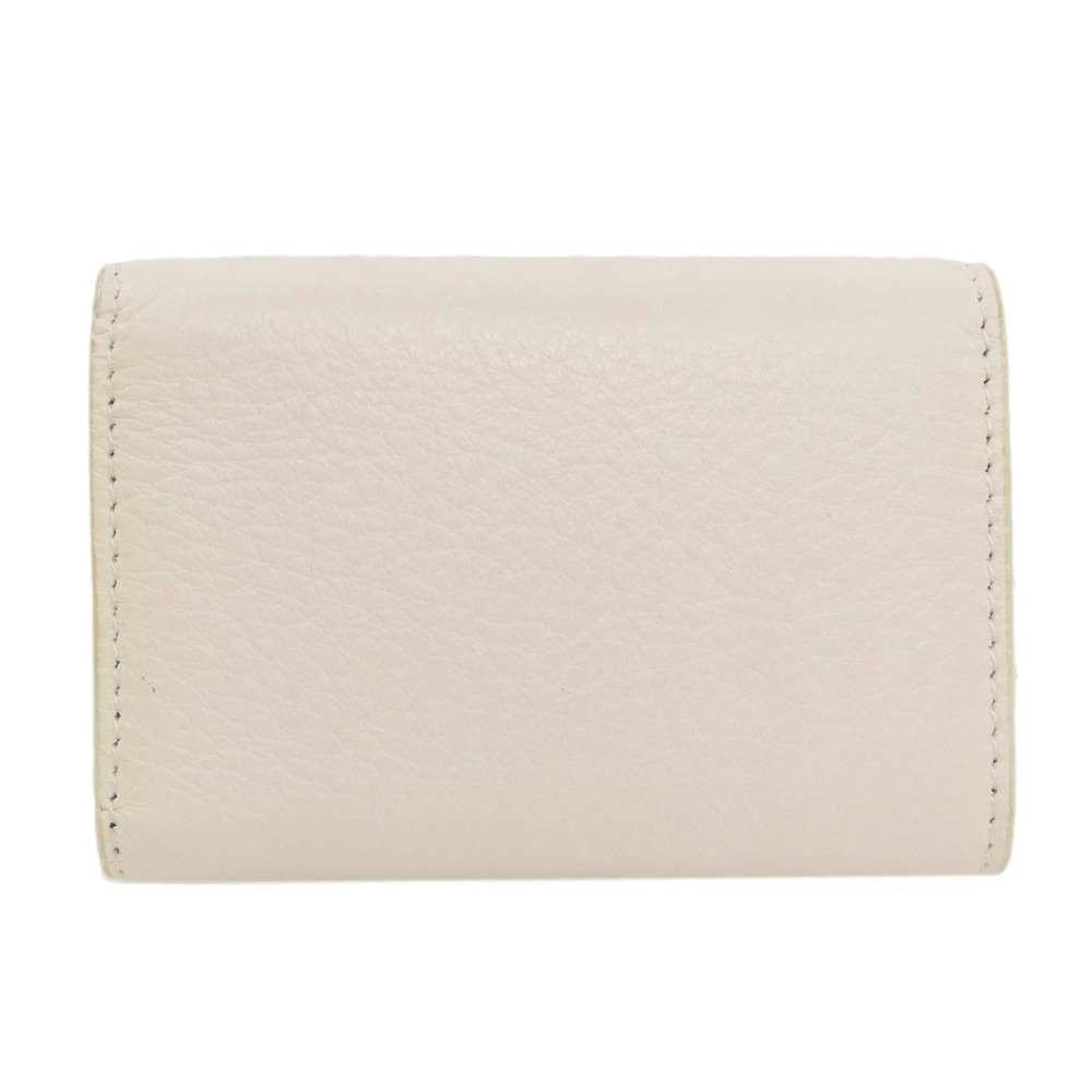 Balenciaga Tri Bi fold Wallet fold Wallet Leather